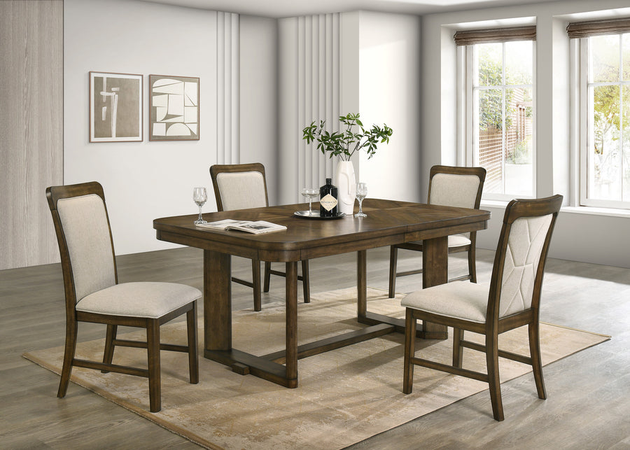 Broadmoor Brown Extendable Dining Set 2155 - Harwin Furniture