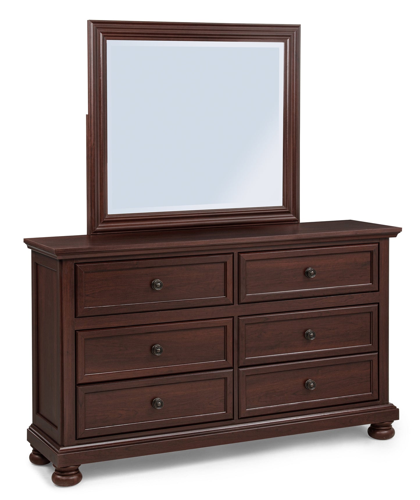 Claribelle Cherry Storage Sleigh Bedroom Set B1800