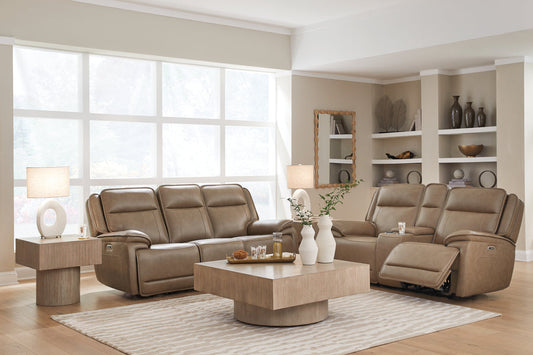 Glencroft Sahara Reclining Sofa and Loveseat  Sahara| PCU12400