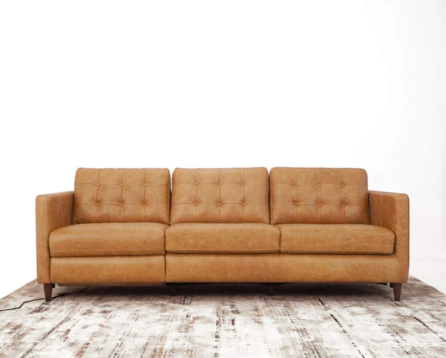 Christopher Tan Genuine Leather POWER  LAF Sofa