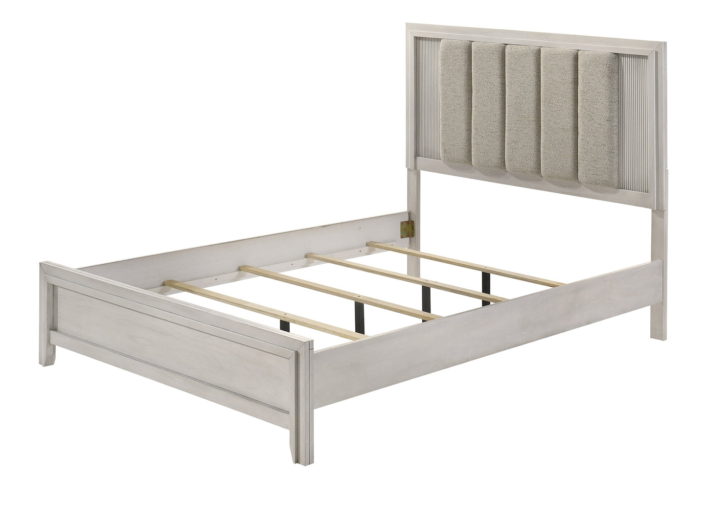 Carlton White Mist Upholstered Bedroom Set B5552