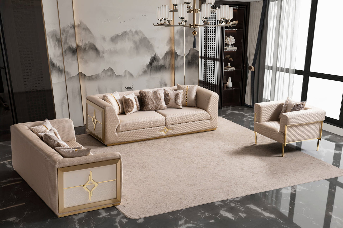 Vega Collection Luxury Bedroom Set