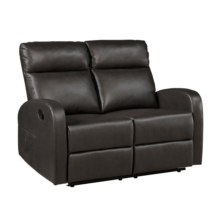 Allen Espresso Reclining Living Room Set 9147