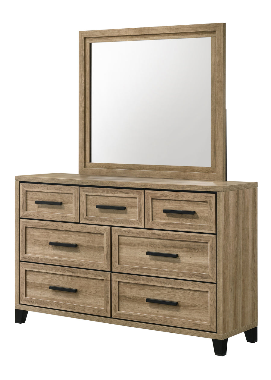 Jameson  Natural Panel Bedroom Set B4690