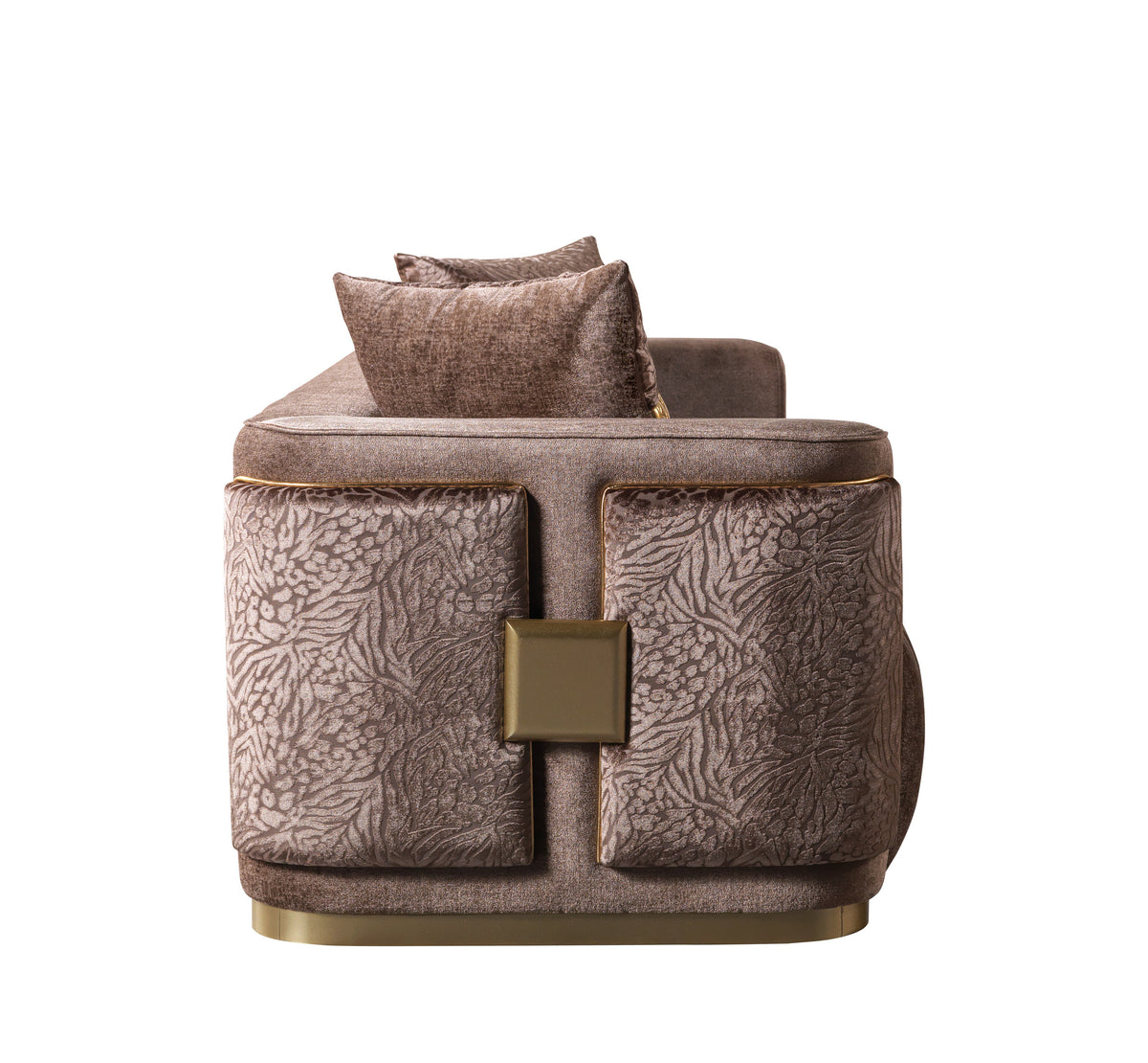 Carlina Coffee Luxury Living Room Set