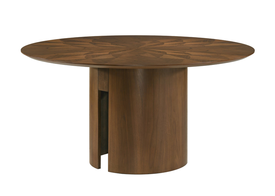 Shari Brown 5pc Round Dining Set 2159