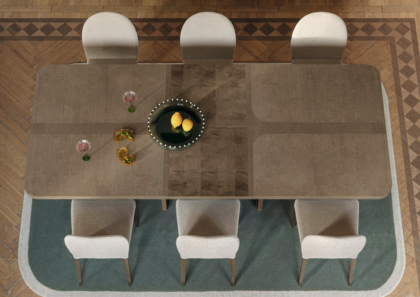 Hebe Italian Luxury 7pc Dining Room Set