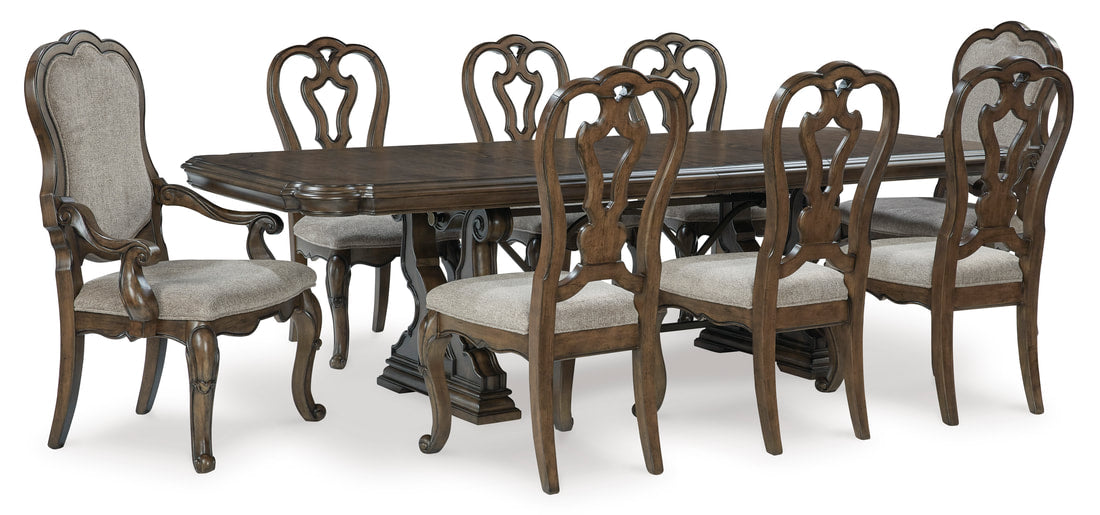 Marlee Dark Brown  Dining Room Set D947