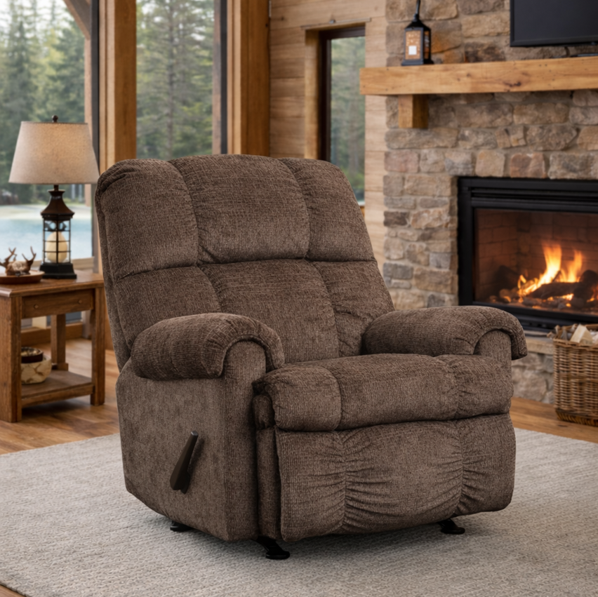 Washington 9010 Chocolate - Rocker Recliner