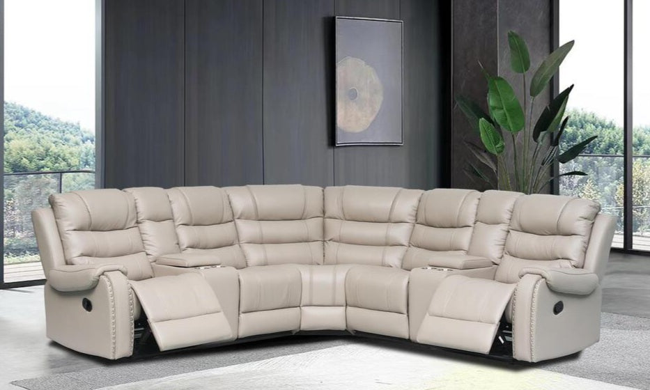 Rose Stone Reclining Sectional