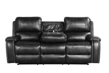 Load image into Gallery viewer, Titan Black OVERSIZED 3PC Reclining Set 2004