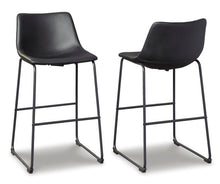 Load image into Gallery viewer, Centiar Black Counter Height Barstool Set of 2 D372