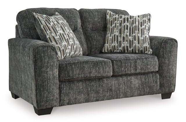 Lonoke Gunmetal Sofa and Loveseat 50504