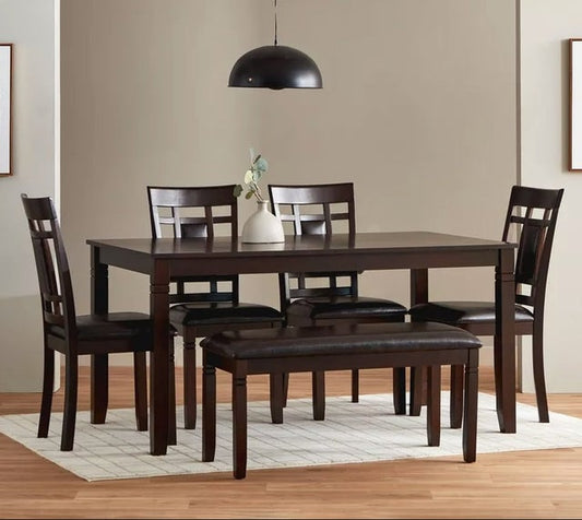 D1015 Espresso 6pc Dining Room Set