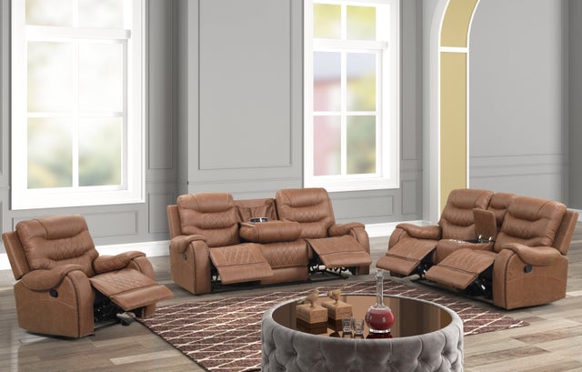 Ashley3001 Palemino  OVERSIZED 3PC Reclining Set