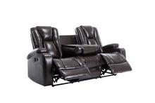 Load image into Gallery viewer, Noah Brown 3pc Reclining Set