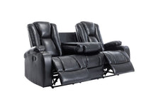 Load image into Gallery viewer, Noah Black 3pc Reclining Set