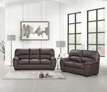 Load image into Gallery viewer, Tiffany Brown Leather Living Room Set