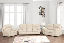 Load image into Gallery viewer, Tiffany Taupe Leather Living Room Set