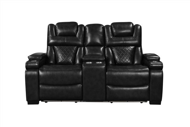 Woodland Black POWER/LED 3pc Reclining Set