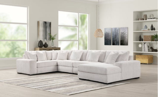 Seasons Beige 5pc Sectional