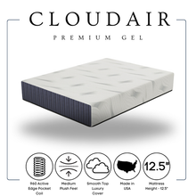 Load image into Gallery viewer, CLOUDAIR 12.5&quot; HYBRID King Mattress