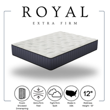 Load image into Gallery viewer, ROYAL COMFORT FIRM 12&quot; HYBRID Queen Mattress