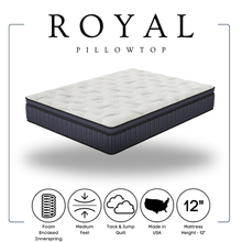 Load image into Gallery viewer, ROYAL ULTRA PLUSH 12&quot; HYBRID Pillow Top Full Mattress