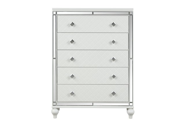 Stars White Panel Bedroom Set