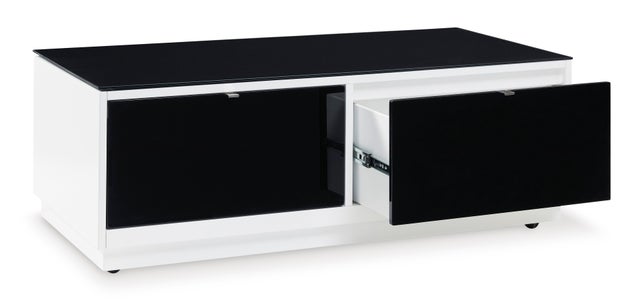 Gardoni White/Black Coffee Table T756