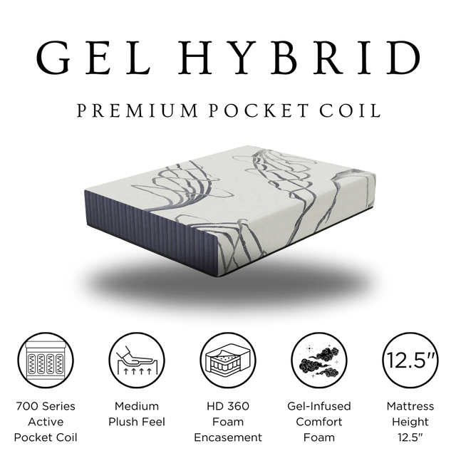 Gel Hybrid 12.5" King Mattress