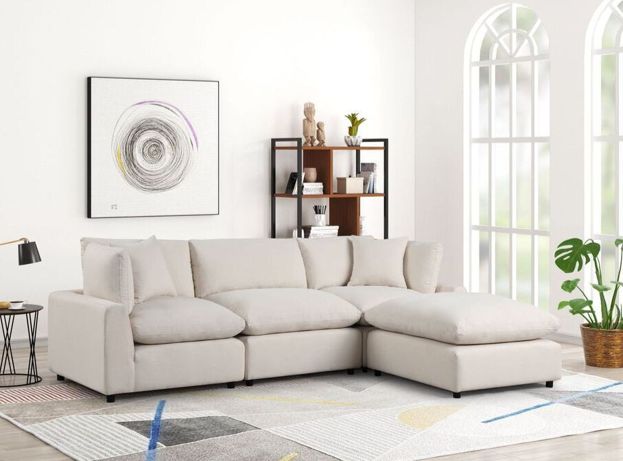 SKY Sand Linen Modular Sectional