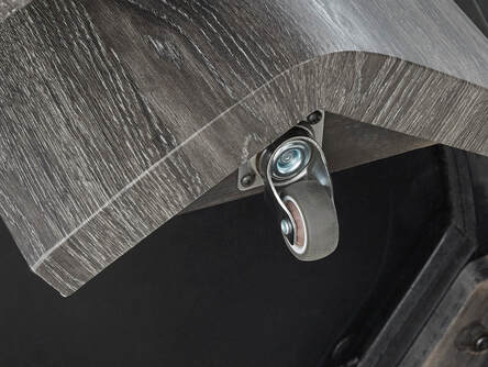 Surmour Gray/Brown Stacked Coffee Table Set T600