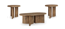 Load image into Gallery viewer, Austanny Brown Coffee Table Set T683