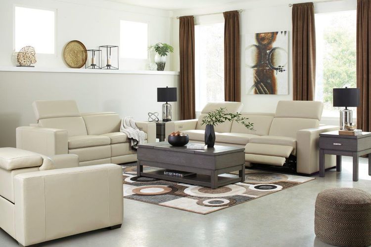 Texline Sand  POWER Reclining Sofa and Loveseat 
U59604