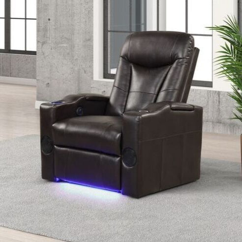 Topgun Espresso - Power Recliner (Bluetooth Speaker + Led Light)