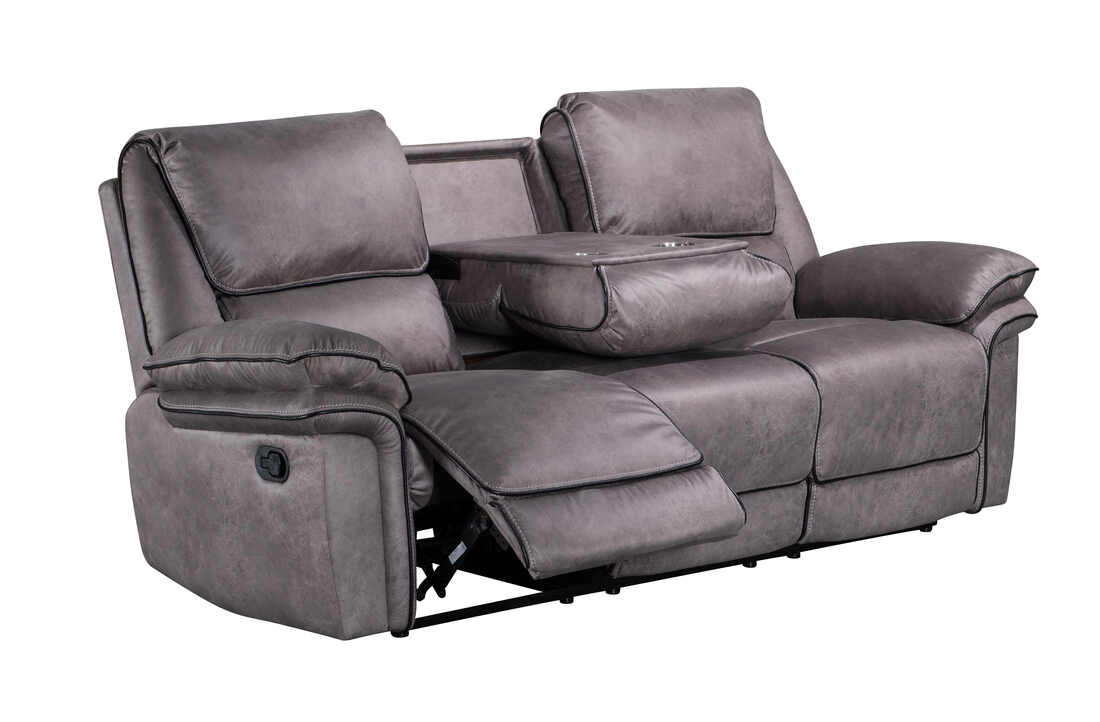 Victoria Grey 3pc Reclining Living Room Set