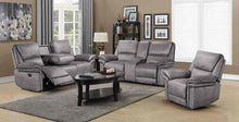 Load image into Gallery viewer, Victoria Grey 3pc Reclining Living Room Set