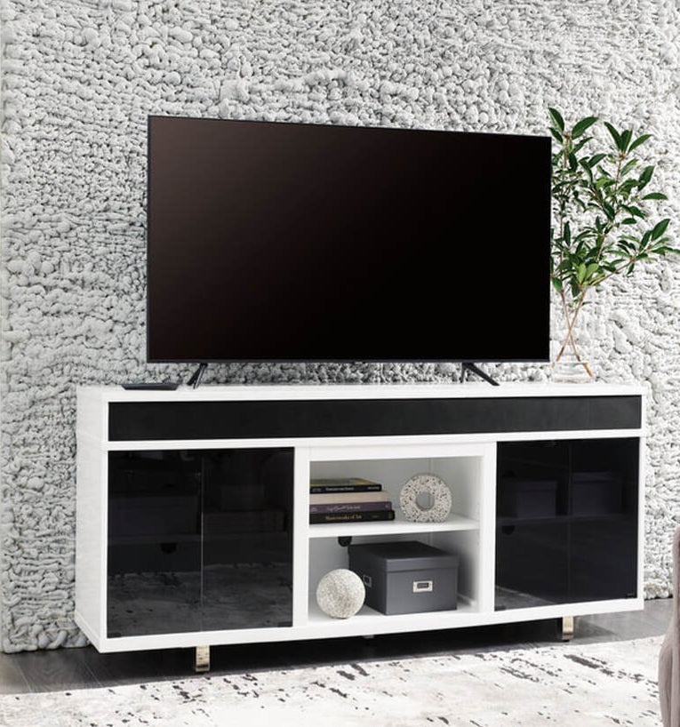 Gardoni White/Black 72" TV Stand W756