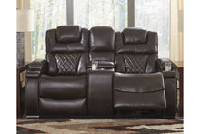 Load image into Gallery viewer, Warnerton Chocolate POWER Reclining Sofa and Loveseat 75407