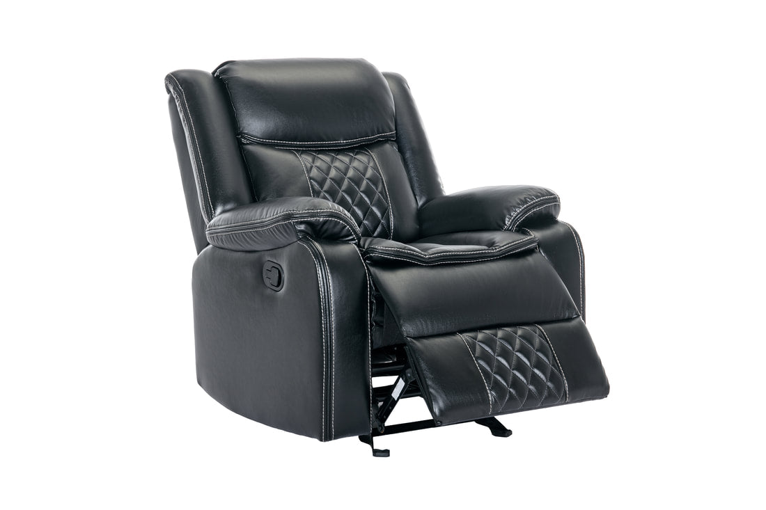 Weston Black 3pc Reclining Set