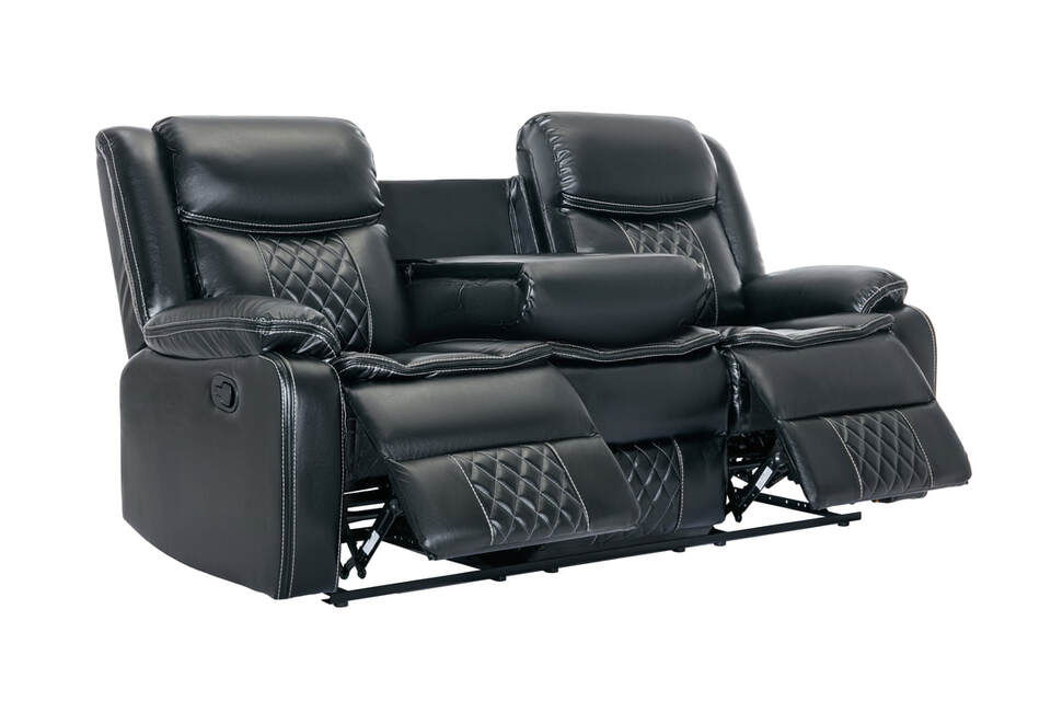 Weston Black 3pc Reclining Set