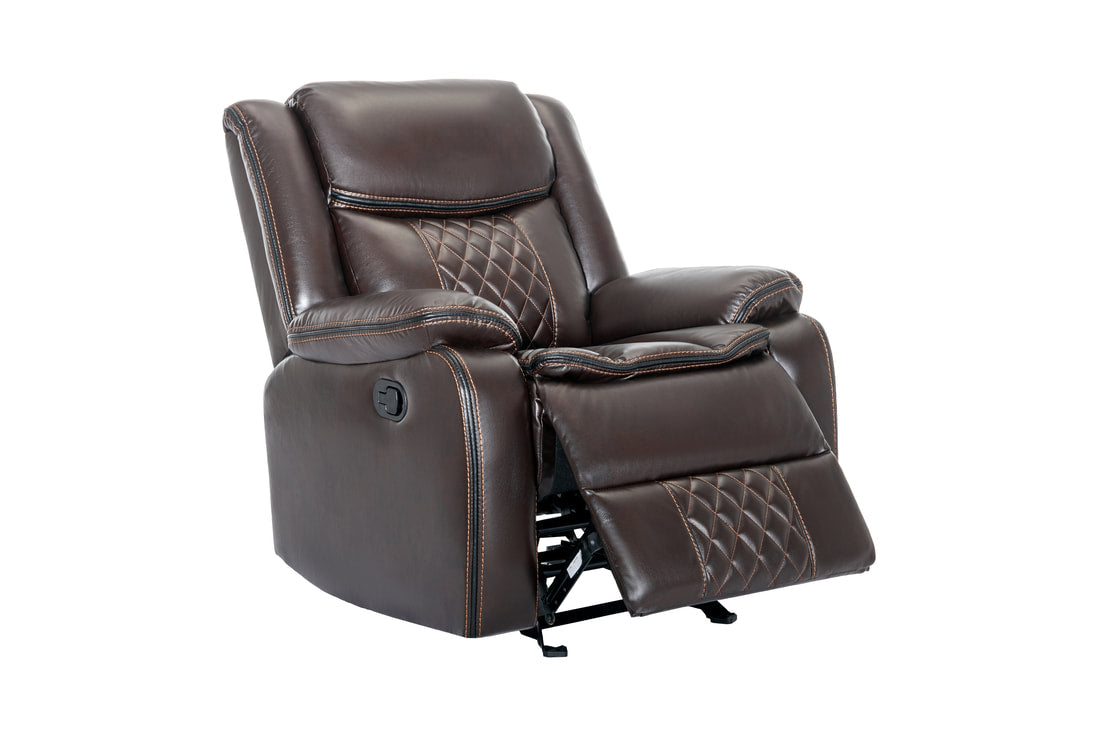 Weston Espresso 3pc Reclining Set