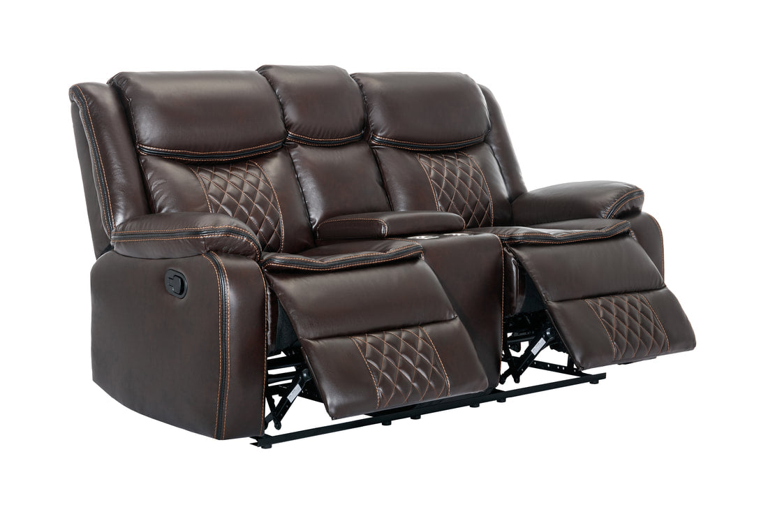 Weston Espresso 3pc Reclining Set