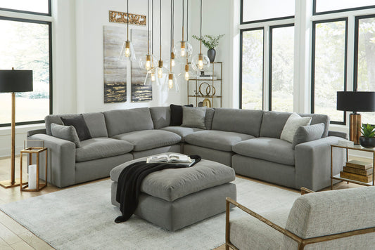 Cloud Gray Oversize Moduler Sectional 100007