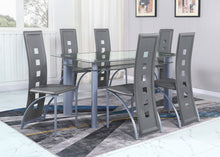 Load image into Gallery viewer, Echo Grey 5pc Dining Room Set 1171
