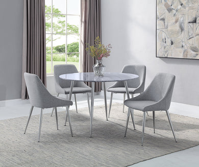 Tola Silver Glass-Top Round Dining Set

1173
