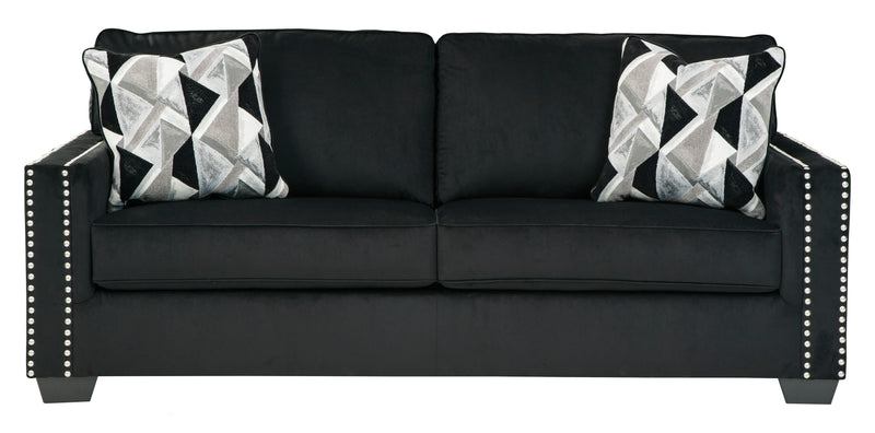 Gleston Onyx Sofa and Loveseat 12206