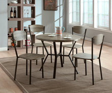 Load image into Gallery viewer, Blake Gray 5-Piece Round Dining Set | 1230