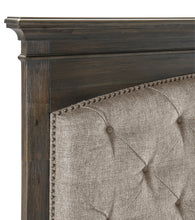 Load image into Gallery viewer, Motsinger Brown Upholstered Panel Bedroom Set
1400